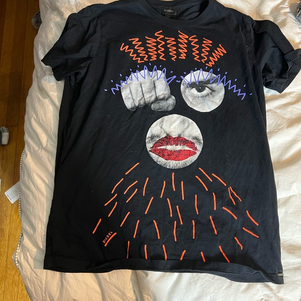 Diesel face tee shirt